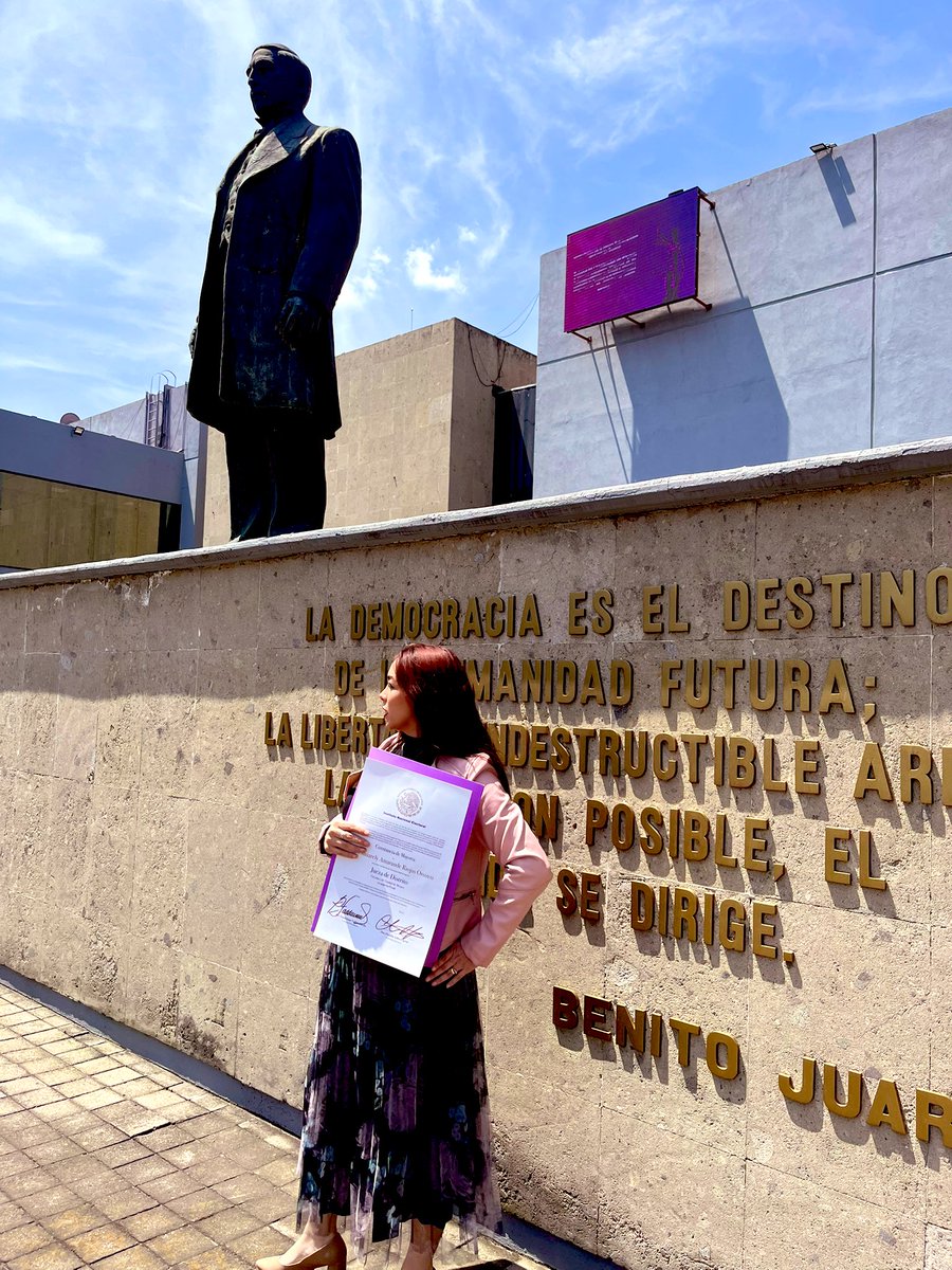 aneretto's tweet image. Hoy oficialmente soy Jueza Electa de Distrito en materia Penal en CDMX. Mi compromiso y mi servicio a mi México será inquebrantable y lucharé hoy y siempre contra la corrupción, el tráfico de influencias y el derecho selectivo dando todo de mí por la justicia , verdad y amor.