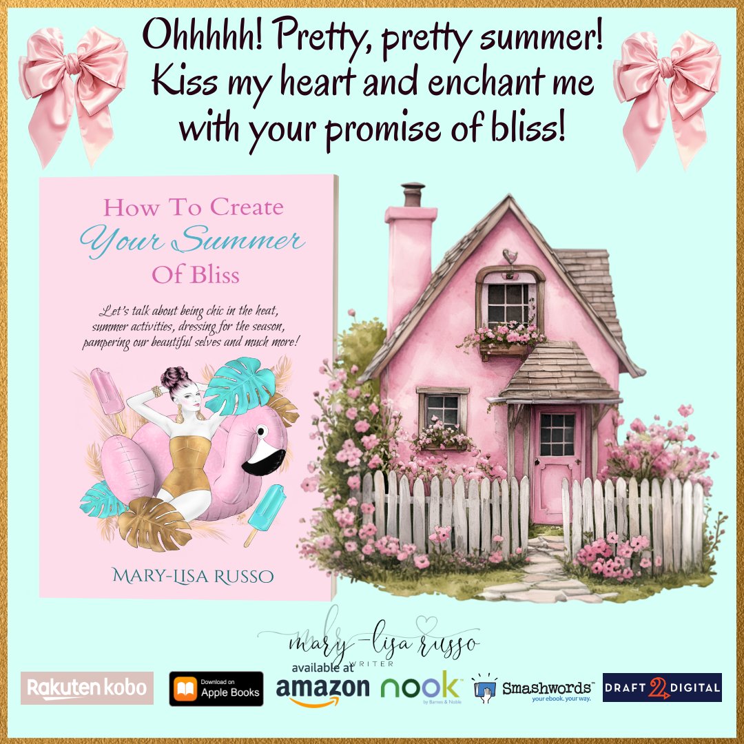 🎀✨️🎀✨️🎀✨️🎀✨️🎀✨️🎀
#SummerTime vibes are here! Elevate your #wellbeing with an inspiring read!

marylisarusso.ca 

#selfcare #SelfGrowth #selflove #LifestyleGoals #lifegoals #women #Wellness #booktwt #MustRead #bookspotlight #BookRecommendation #elegance