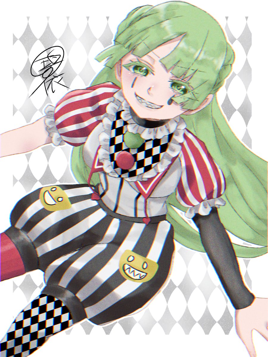 if魔フィアクララ
スーツ姿も好きだけどこのピエロの格好が可愛くて好き🫶