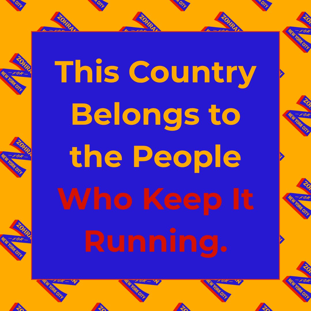 Oregonizers's tweet image. Working people built this country. Zohran Mamdani’s campaign reminds us what happens when we organize, not beg.

#JusticeForward #WorkingClassPower #MamdaniMayor #FightTheRich