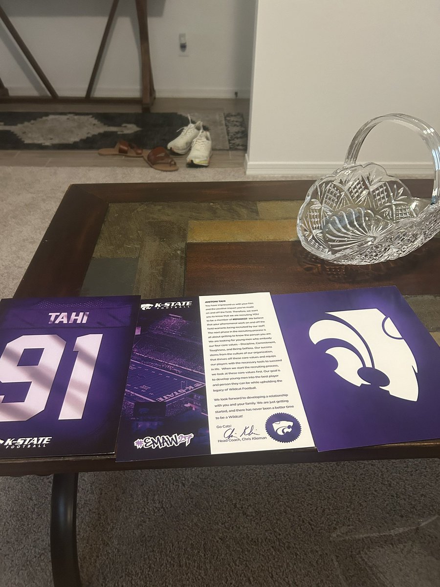 AnitoniTahi2027's tweet image. Appreciate the love @KStateFB