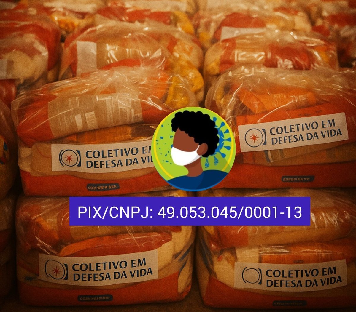 🔔❗️NA PANDEMIA mobilizamos 
PFF2 e oxigênio, além de um suporte alimentar que não parou e atualmente também auxilia pessoas na recolocação profissional.

Fizemos muito nos últimos 5 ANOS,  mas HOJE sem ítens suficientes, tá difícil continuar.

Apoie👇

🛑PIX/CNPJ: 49053045000113