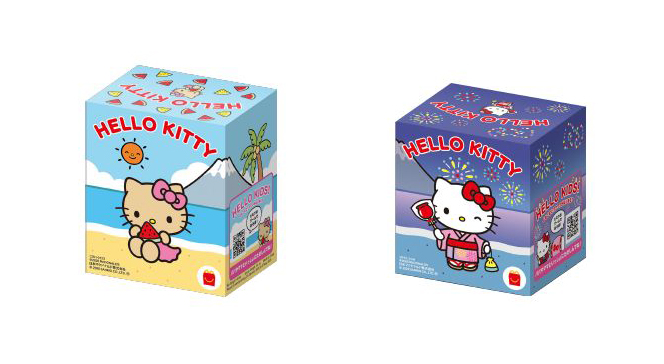 マクドナルドのハッピーセット 「ハローキティ」7/11(金)発売🍔 日焼け