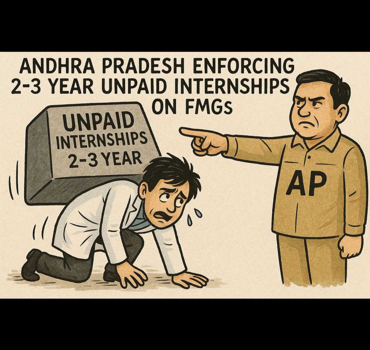 PraneethaRoop24's tweet image. IS THIS HOW YOU TREAT DOCTORS OF YOUR NATION? We are FMGs but we are still Indians! 

END YOUR SILENCE @ncbn @DrDhruvchauhan @narendramodi @naralokesh @PawanKalyan 

#SAVEAPFMGS