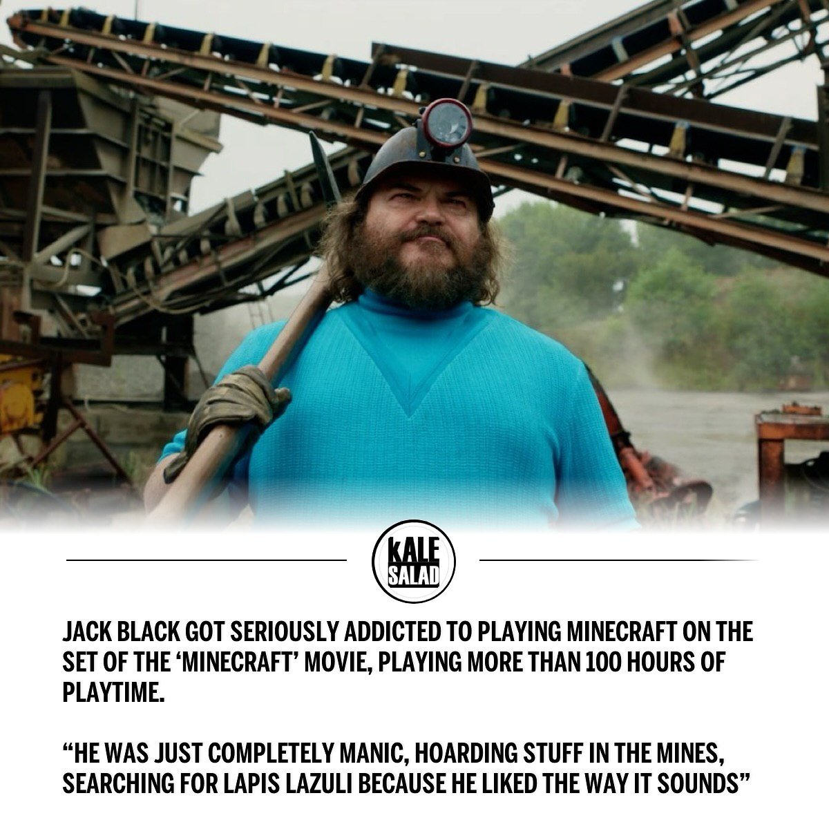 Anna19860910's tweet image. When Minecraft becomes more than a game—becomes a lifestyle. Jack Black knows the grind! 🎮 #MinecraftAddict #GamingLife