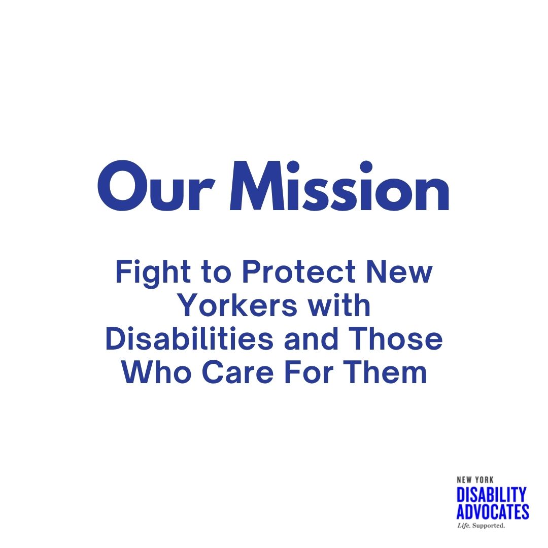 NYDisabilityAdv's tweet image. New York Disability Advocates unites over 300 non-profit providers across the state to advocate for a stronger investment in the I/DD community. Together, we’re making change happen. 💙
#DisabilityServices #NYDA