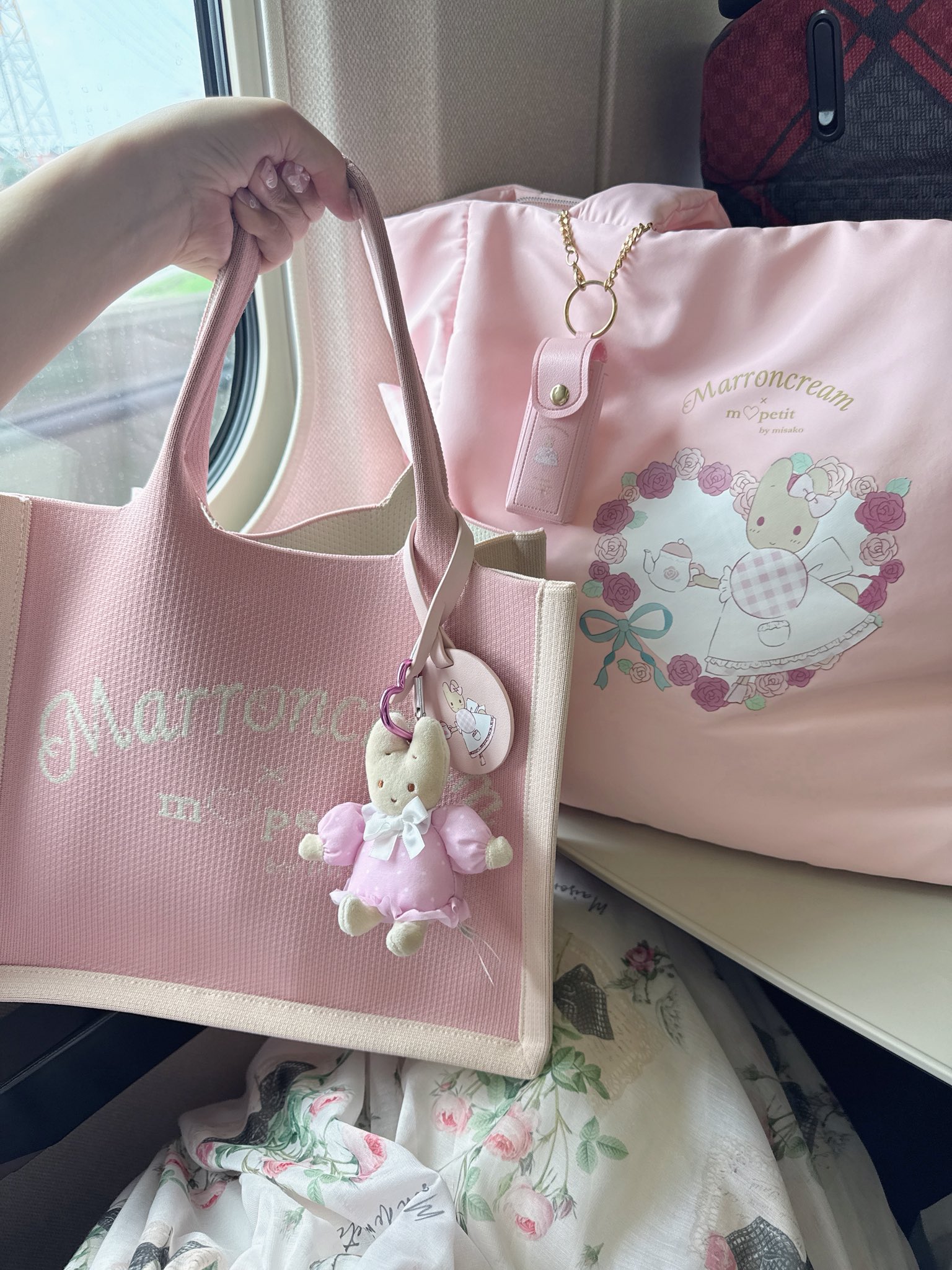 新品　マロンクリーム　バッグ　青木美沙子　m♡petit 青木美沙子さん m'petit サンリオ マロンクリーム トートバッグ