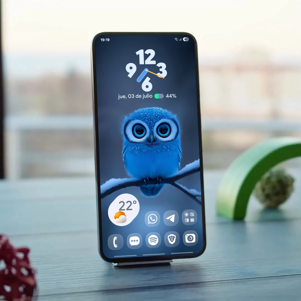 Launcher <a href="/SmartLauncher/">Smart Launcher</a> 
Wallpaper <a href="/DroidCraftt/">Droid Craft</a> 
Icons <a href="/EatosApps/">Eatos</a> 
Widget KWGT by me
