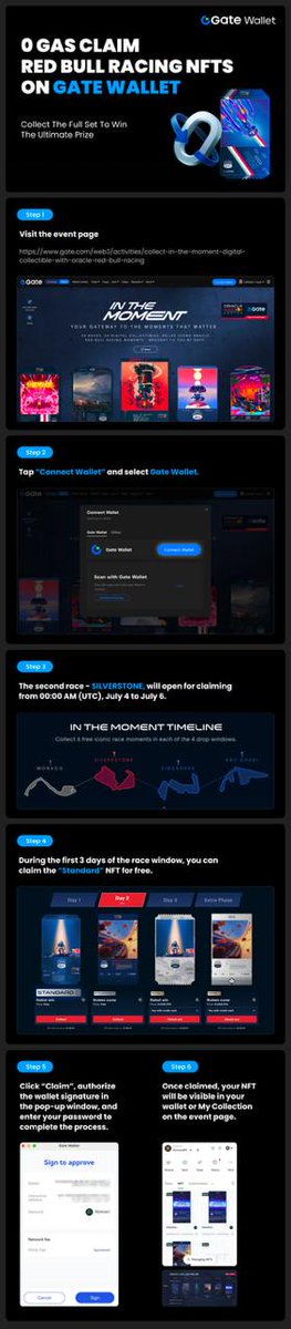 Mr.NFT ❤️ (@syed_besharat) on Twitter photo 🚀 0 Gas Red Bull NFTs Now on Gate Wallet
📅 July 4–6 | Limited-time event
Collect Standard NFTs with 0 Gas Fee via <a href="/GateWallet/">Gate Wallet</a> and complete the set for a chance to win exclusive raffle prizes!
🎁 Prizes Include:
• Gate Wallet Touch
• GT Airdrops
• VIP Upgrades
• 🚀 0 Gas Red Bull NFTs Now on Gate Wallet
📅 July 4–6 | Limited-time event
Collect Standard NFTs with 0 Gas Fee via <a href="/GateWallet/">Gate Wallet</a> and complete the set for a chance to win exclusive raffle prizes!
🎁 Prizes Include:
• Gate Wallet Touch
• GT Airdrops
• VIP Upgrades
•