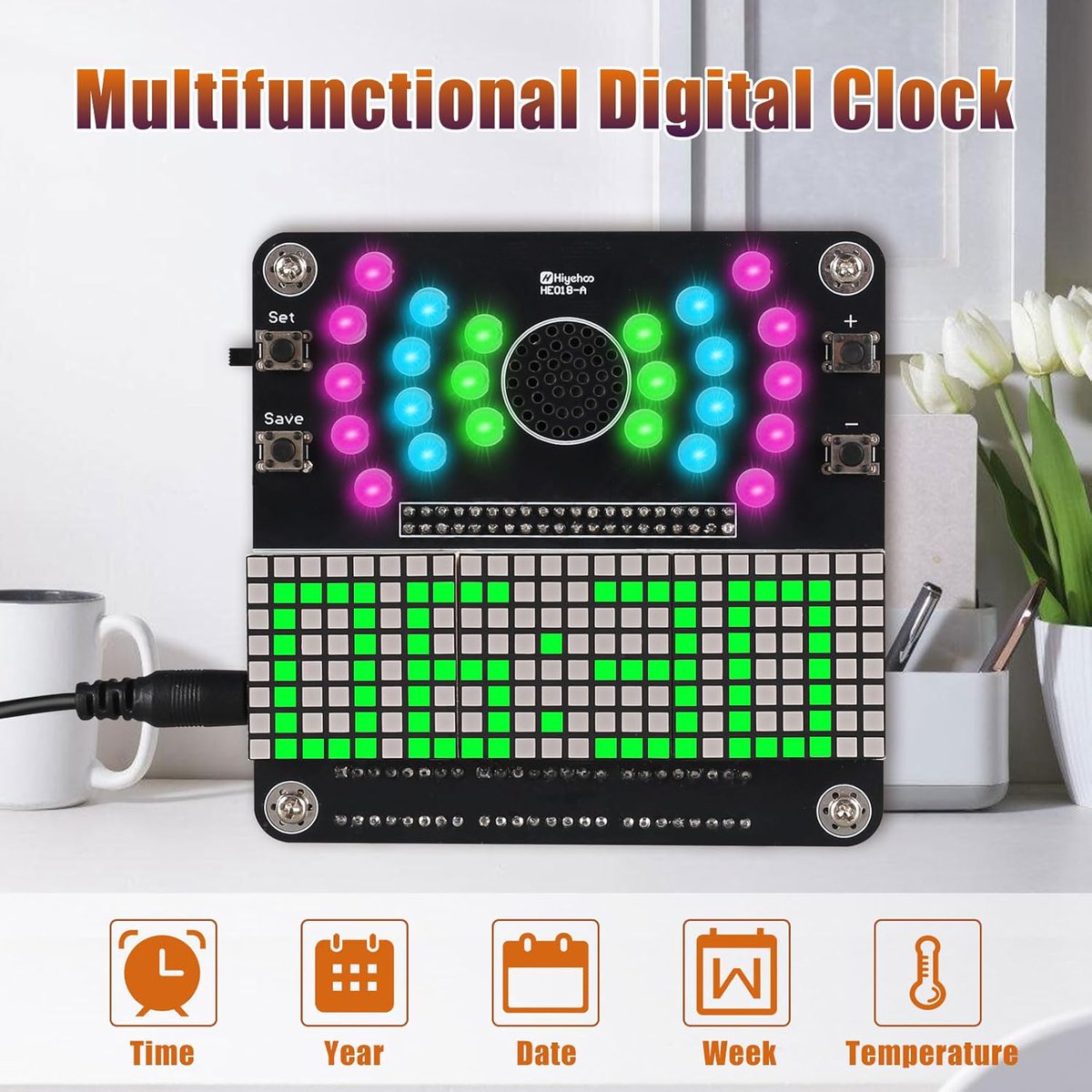 ICStation13's tweet image. [40% OFF] ICStation DIY Clock Soldering Kit – Now $14.39!
✅ Great for electronics learners
✅ Power-off memory keeps your settings
✅ Suitable for school or STEM project
🔧 Solder, learn, and display proudly on your desk!
shorturl.at/PYSyV
#DIYClock #Soldering #ICStation