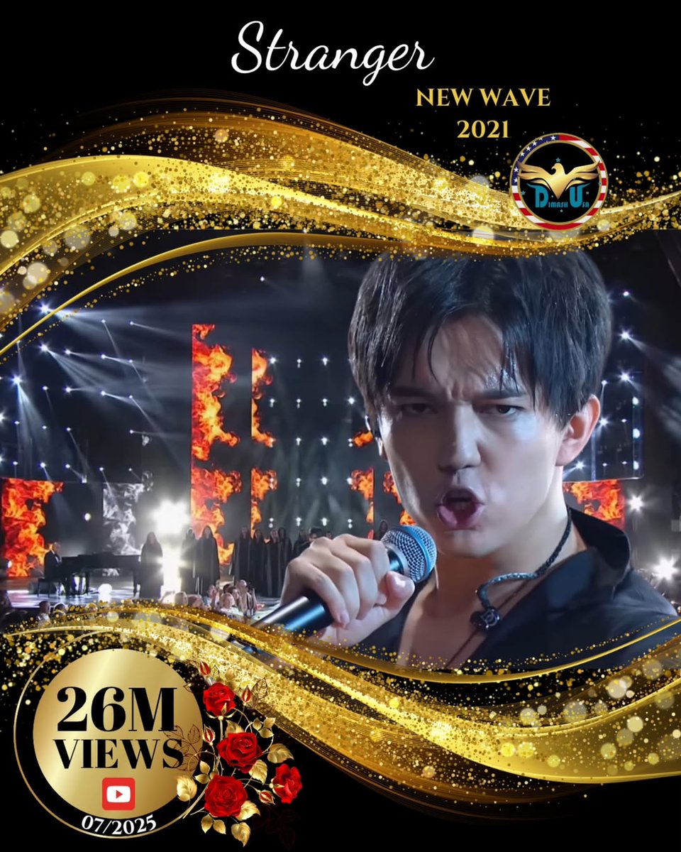 Congratulations, Dimash!!🌹🔥 

Dimash’s stunning debut performance of “Stranger” at New Wave 2021 has achieved 26 million views!🎊 

Watch it here: youtu.be/lFsB5HVnmSA?si… 

Current Subscribers 2.76M
<a href="/dimash_official/">Dimash Qudaibergen</a> 
#dimash #music  #weloveyouintheusa