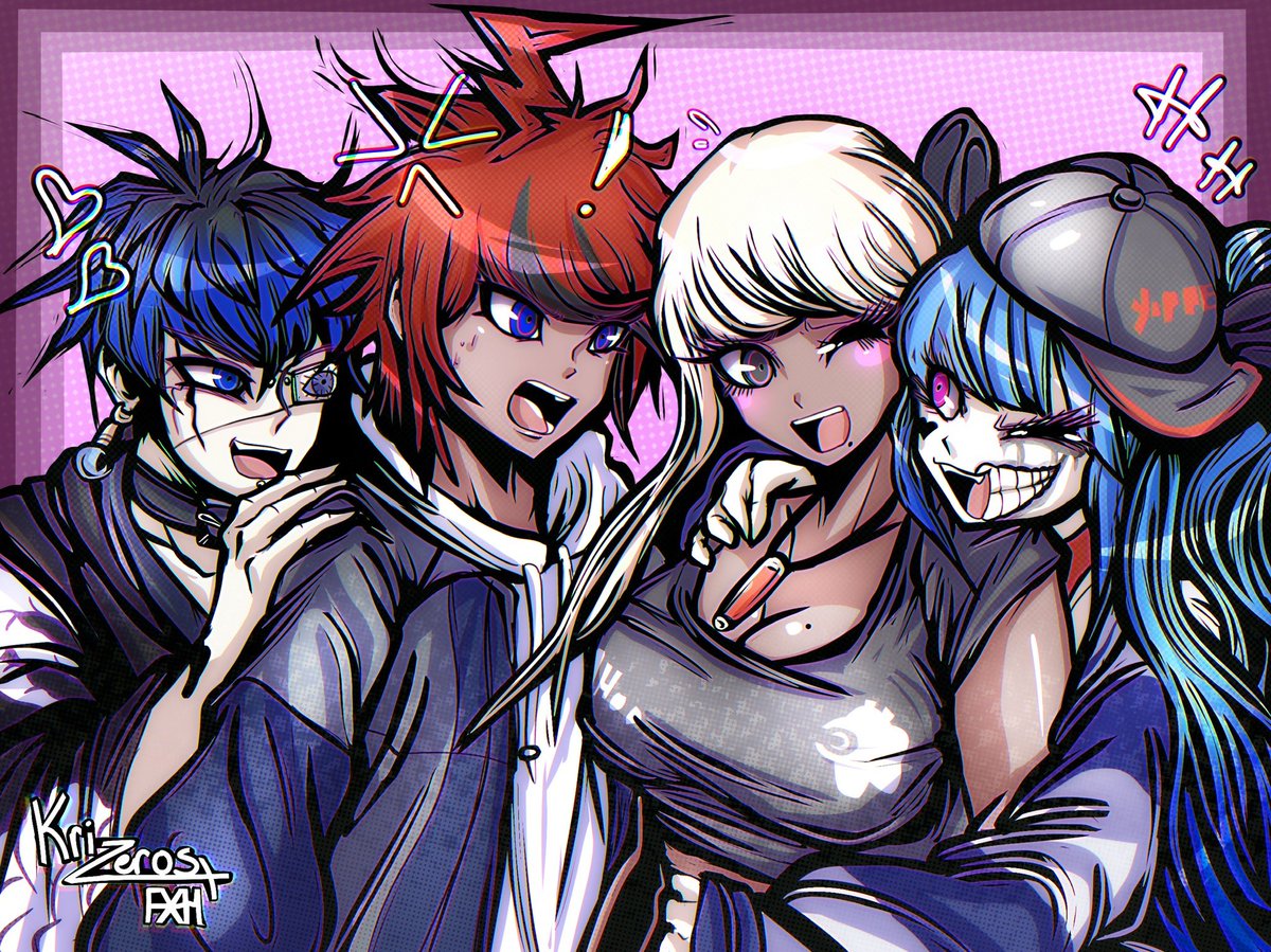 HAPPY BIRTHDAY TO TSUBASA KAWANA 
Best girl with her best friends 💚
#TheHundredLine #LastDefenseAcademy <a href="/kazkodaka/">Kazutaka kodaka/小高和剛</a>