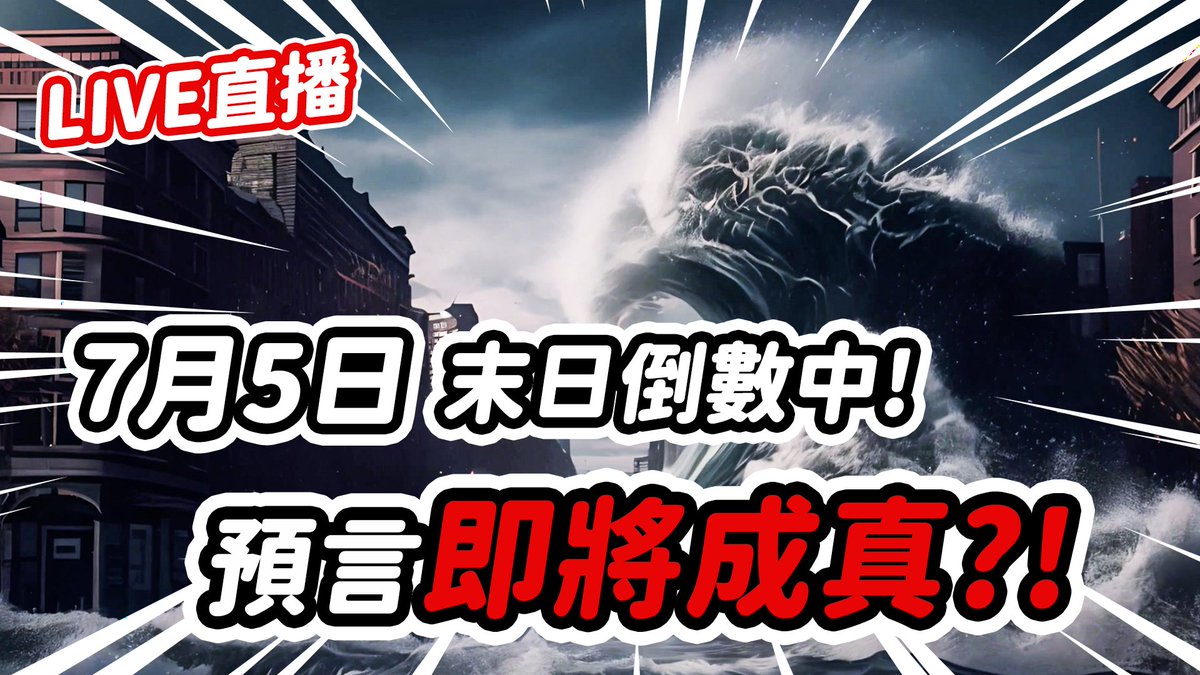 warinstruction's tweet photo. 今晚揭曉！
實地日本街景直播！預言會是真的嗎？
觀看 ➡︎ https://t.co/86Ay6RoXS4
#地震 #預言 #日本 https://t.co/iL9RwiShFS