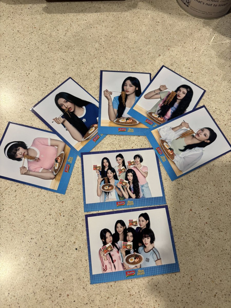 Went to H mart today to get the New Jeans photocard from their Indomie promotion lol