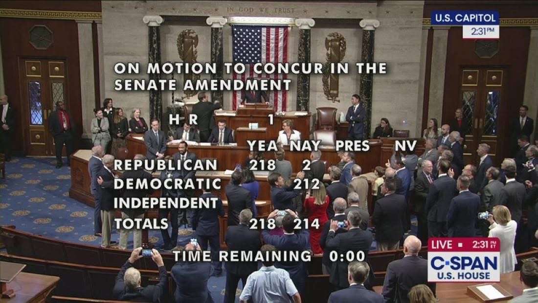The U.S. Congress has passed the “One Big Beautiful Bill,” defunding Planned Parenthood for one year