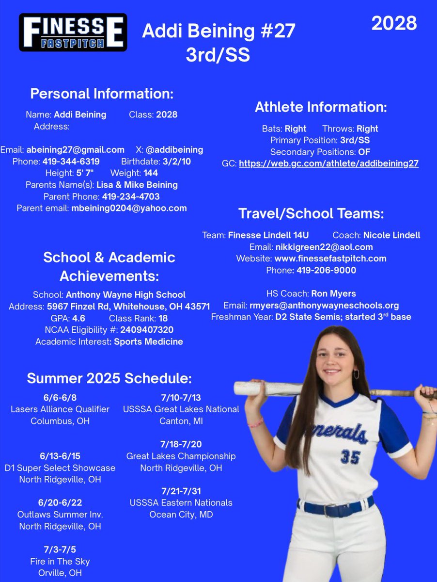 Addi Beining 2028 tweet media