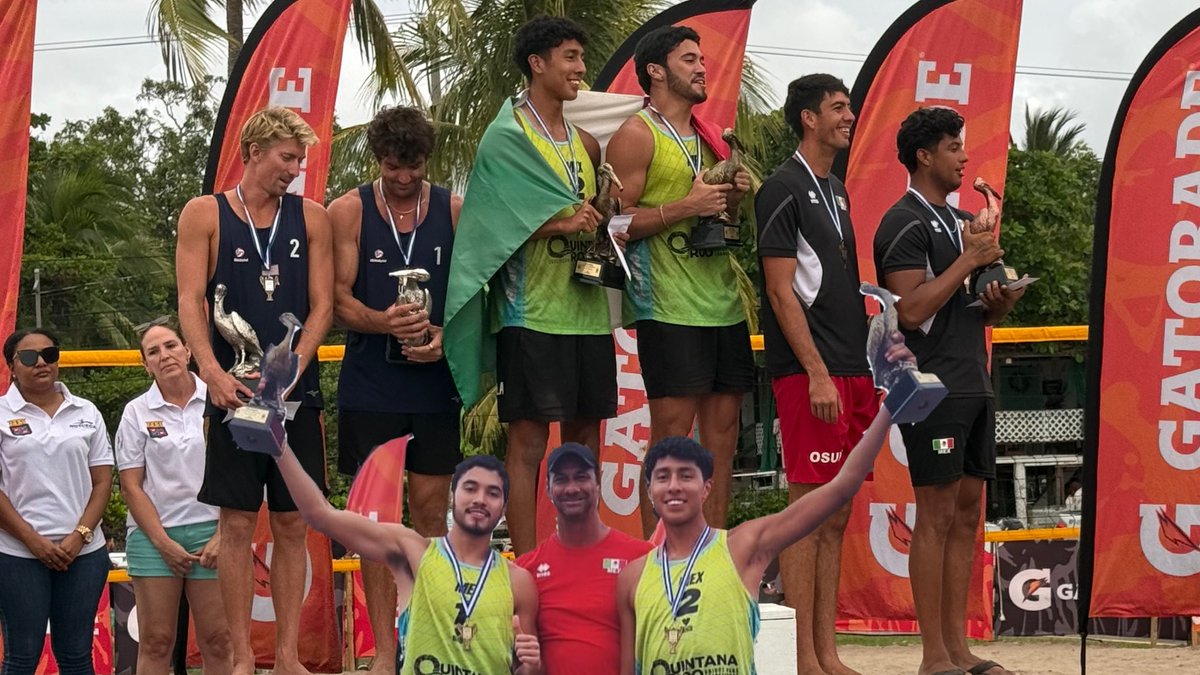 Tournament in Honduras 
The Mexican Beach Volleyball National Team is entering a new phase, and the results already show the great potential of this project.
A special highlight goes to the 18-year-old team, who took home the gold medal at the latest stage of the Continental Tour