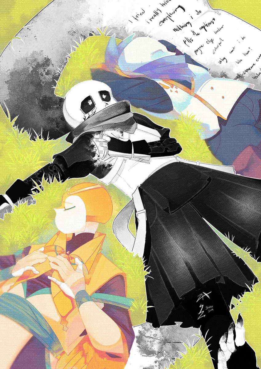 javaxzun's tweet image. emptiness in a world filled with color
[ #utmv #inksans ]