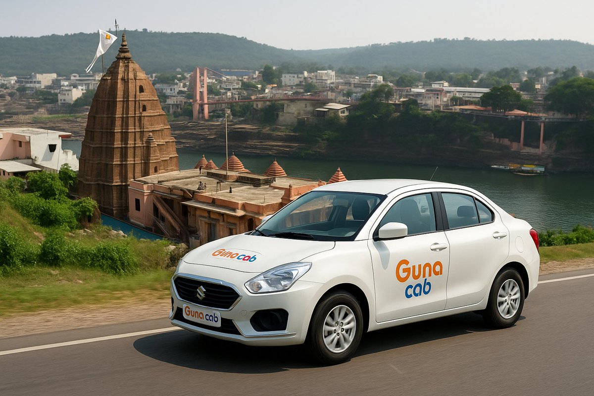 Gunacab's tweet photo. 🚕 Indore से Omkareshwar मंदिर?
अब GUNACAB से करें आसान, आरामदायक और किफायती यात्रा — सिर्फ ₹3499 से शुरू!

📞 बुक करें WhatsApp पर – लोकल ड्राइवर, भरोसेमंद सेवा 🙌
#Gunacab #IndoreToOmkareshwar #TempleTravel #MadhyaPradeshTaxi #Omkareshwar #Maheshwar #Ujjain #CabService https://t.co/twV6VZCBKf