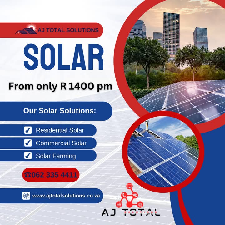 JohnnyBreytenba's tweet photo. Contact us for all your solar requirements
0623354411
Info@ajtotalsolutions.co.za https://t.co/BRK2L3hXTy