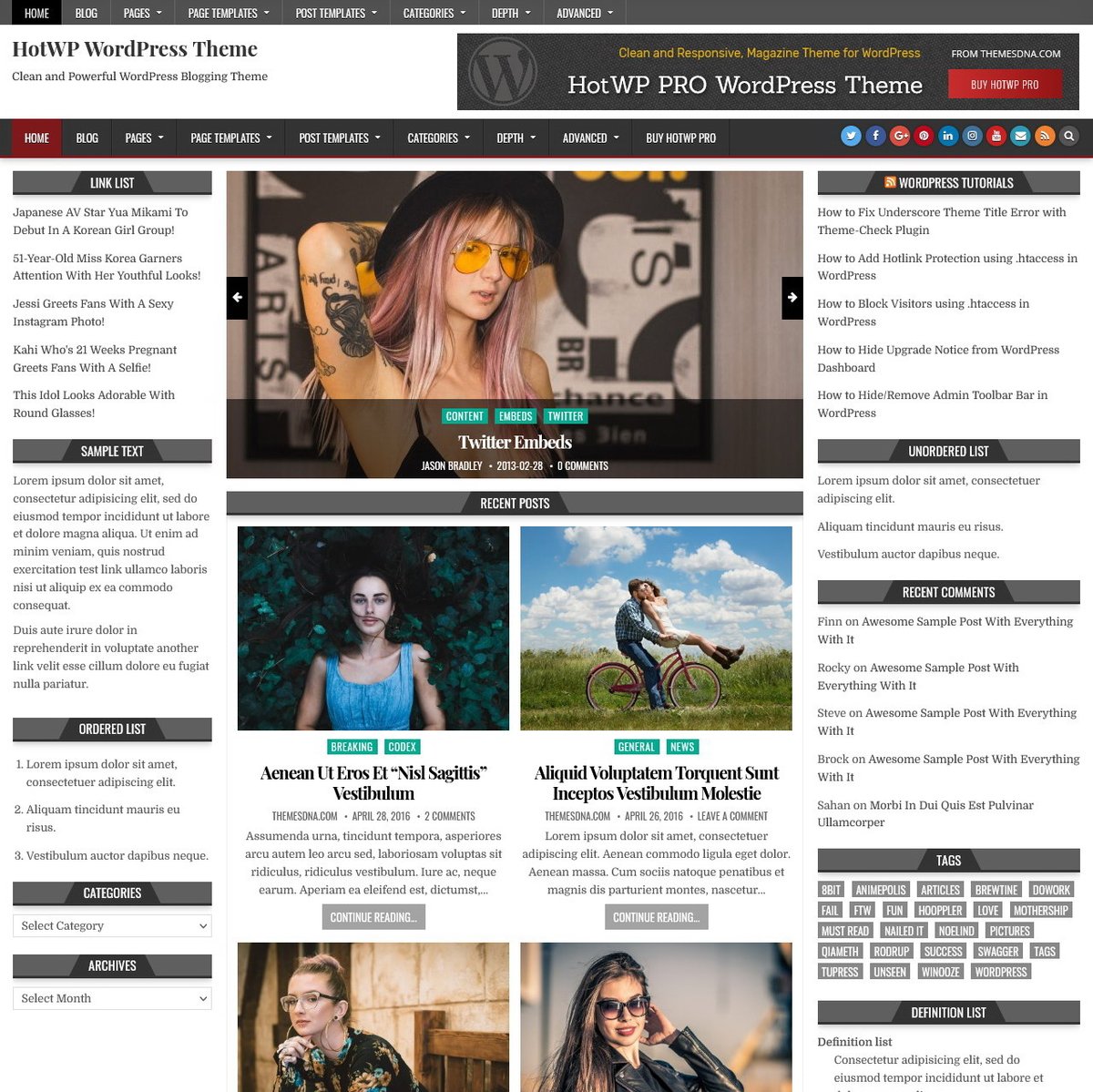 "HotWP" updated to v1.0.7 – coding issues fixed for smoother performance!
Great for trendy blogs and digital magazines.
🔗 themesdna.com/hotwp-wordpres…
#WordPress #ThemeUpdate #HotWP