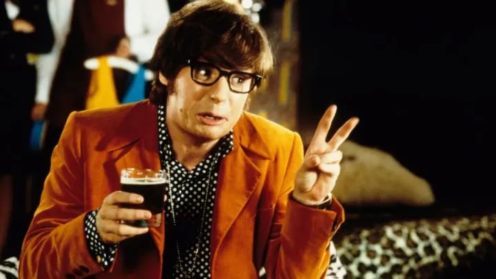 Cheddarbob2003's tweet photo. “My father would womanize. He would drink. He would make outrageous claims like he invented the question mark.” If my son doesn’t say this quote every time my name is brought up at his future fraternity house I don’t want him. #fratdaddy #austinpowers https://t.co/uUy9rQd9kK