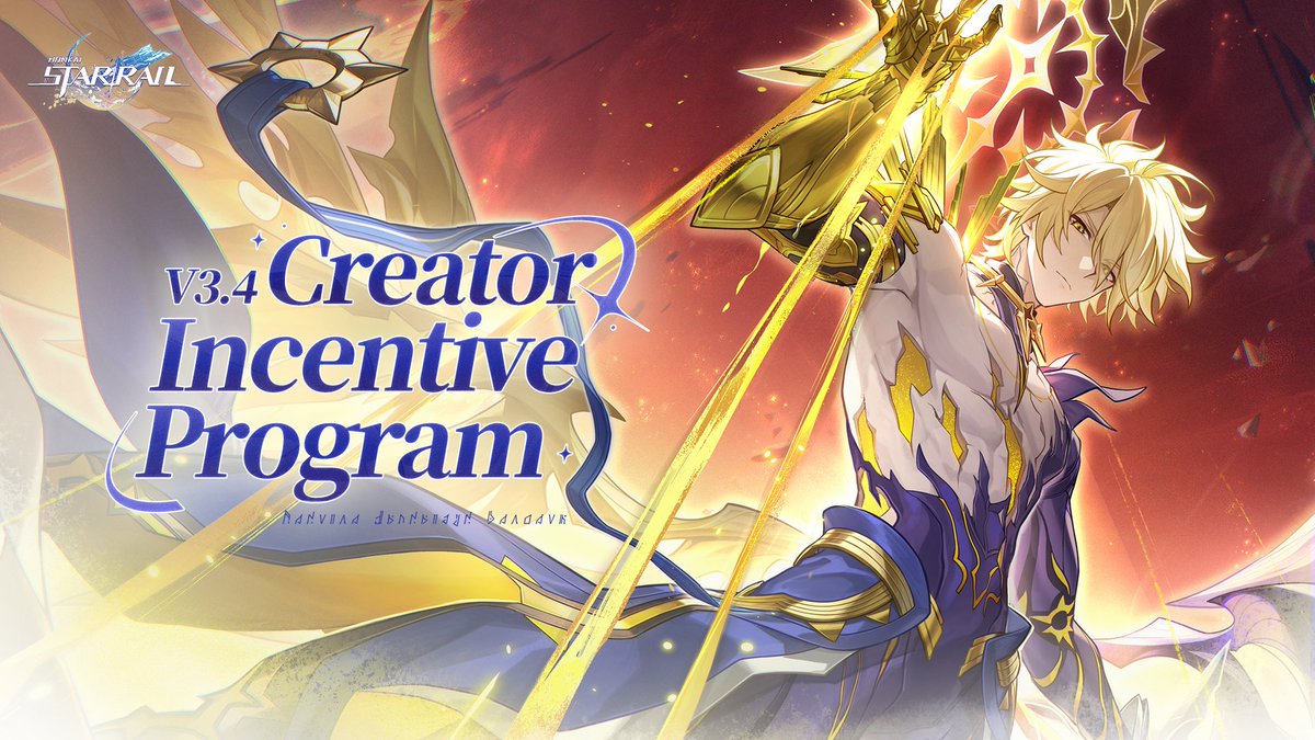 V3.4 Creator Incentive Program is now live!
For the Sun is Set to Die

Creator Incentive Program is now live! Vote for your favorite works, publish your Phainon-related creations, and win event rewards!
This Creator Incentive Program features three categories: Static Art, Dynamic