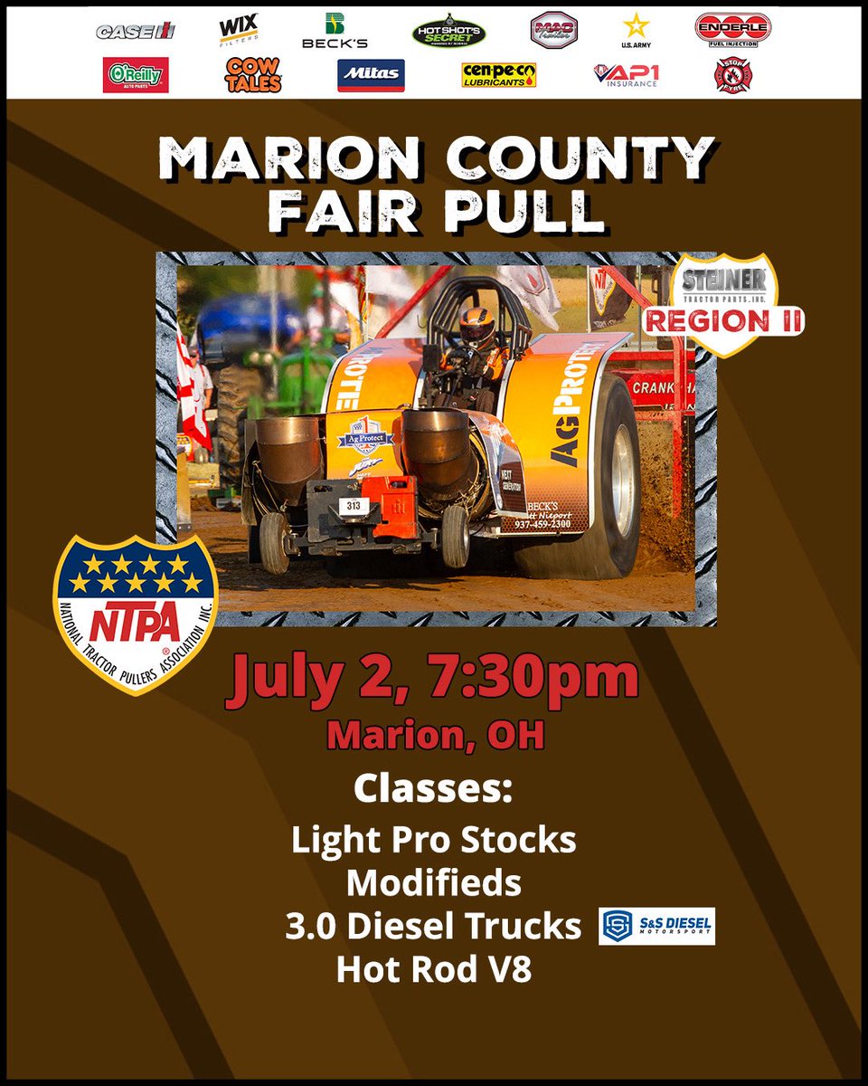 Beer Money Pulling Team (@beermoneypull) on Twitter photo Can’t make it to Marion, Ohio on Wednesday, July 2?
Don’t miss a second of the NTPA action — watch it LIVE on Full Pull Live!
📍 Stream here: fullpull.live/?via=beer-money
Midweek pulling, top-tier competition, and wall-to-wall horsepower — only on Full Pull Live.
#FullPullLive Can’t make it to Marion, Ohio on Wednesday, July 2?
Don’t miss a second of the NTPA action — watch it LIVE on Full Pull Live!
📍 Stream here: fullpull.live/?via=beer-money
Midweek pulling, top-tier competition, and wall-to-wall horsepower — only on Full Pull Live.
#FullPullLive