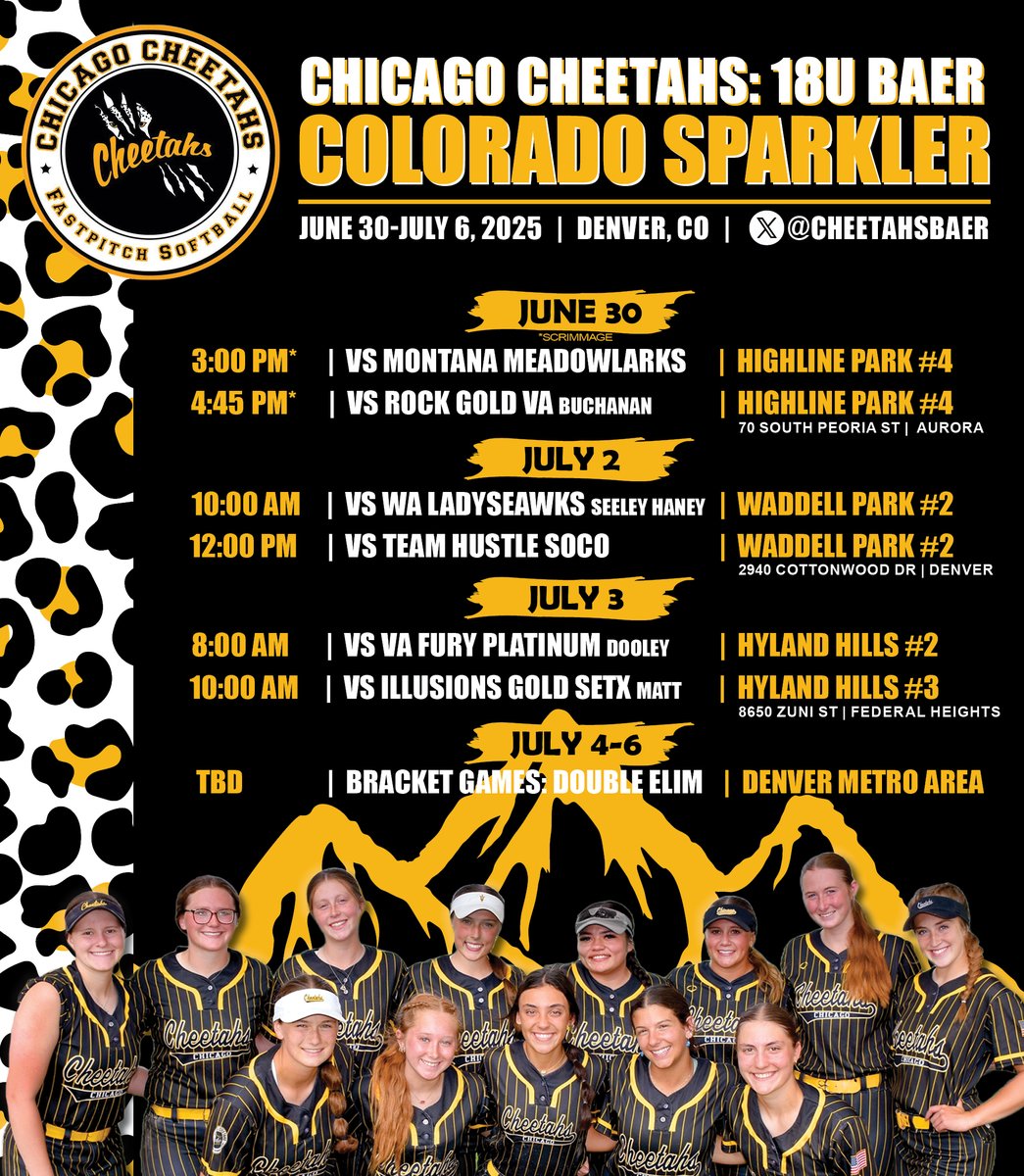 BTA!! Games tomorrow at 10 &amp; 12! Let's go! 🐆