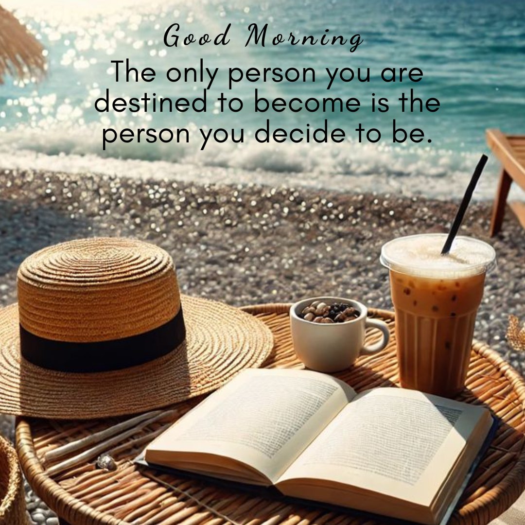 We have the ability to choose the kind of person we want to be. Our future is not predetermined by fate, but by our choices &amp; actions we take in the present. Our self-determination plays the biggest role in shaping our own life &amp; identity. 😊🙏🙏