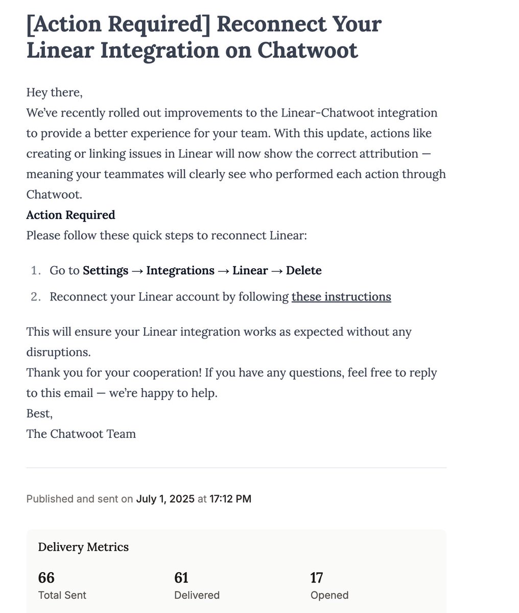 muhsin_keloth's tweet image. We needed to send an email to few customers about our Linear integration. Tried picoletter.com β setup took 15 mins, full campaign done in 30. Nice work @Scmmishra, Love how simple it is β€οΈ