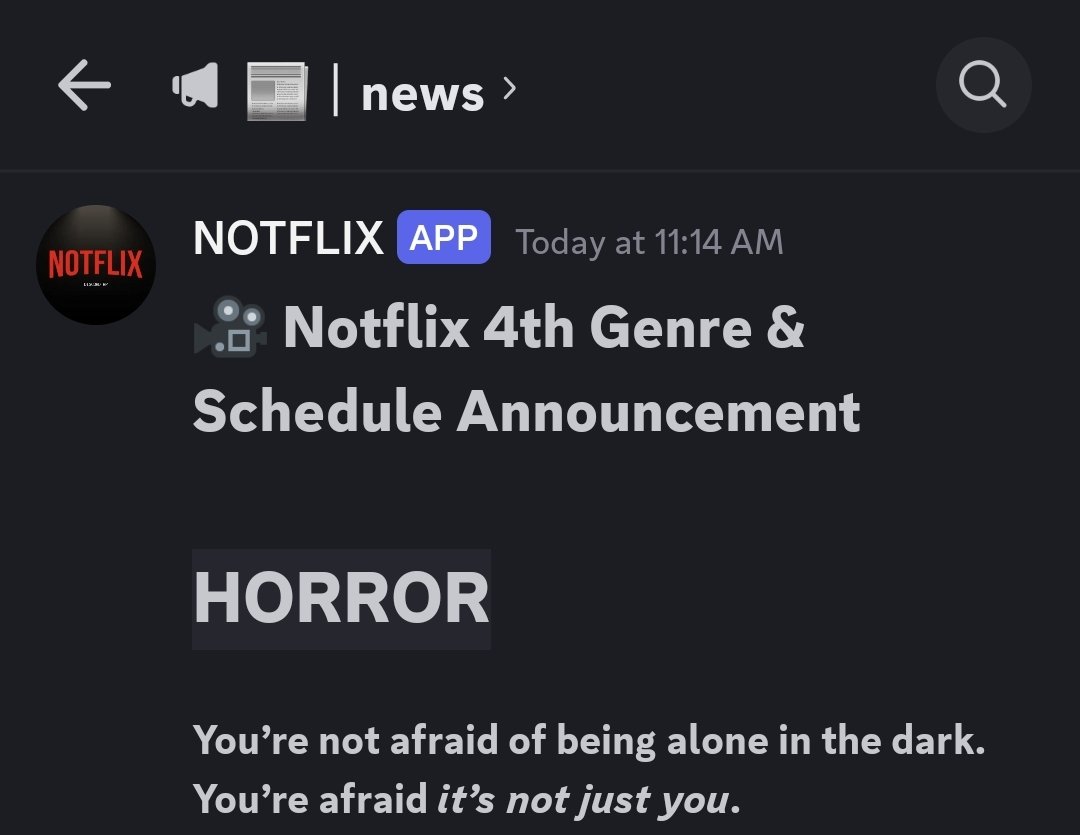 NOTFLIX. tweet media