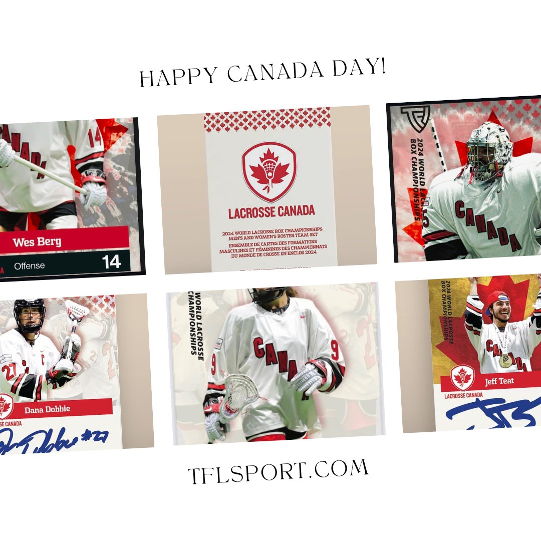 tfltradingcards's tweet image. Happy Canada Day from the TFL! #legends #lacrosse #CanadaDay