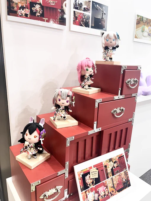 @shirakamifubuki: Did you see the mascots from Holo's Hanafuda OP? 🥲💦 I wanted to see them!