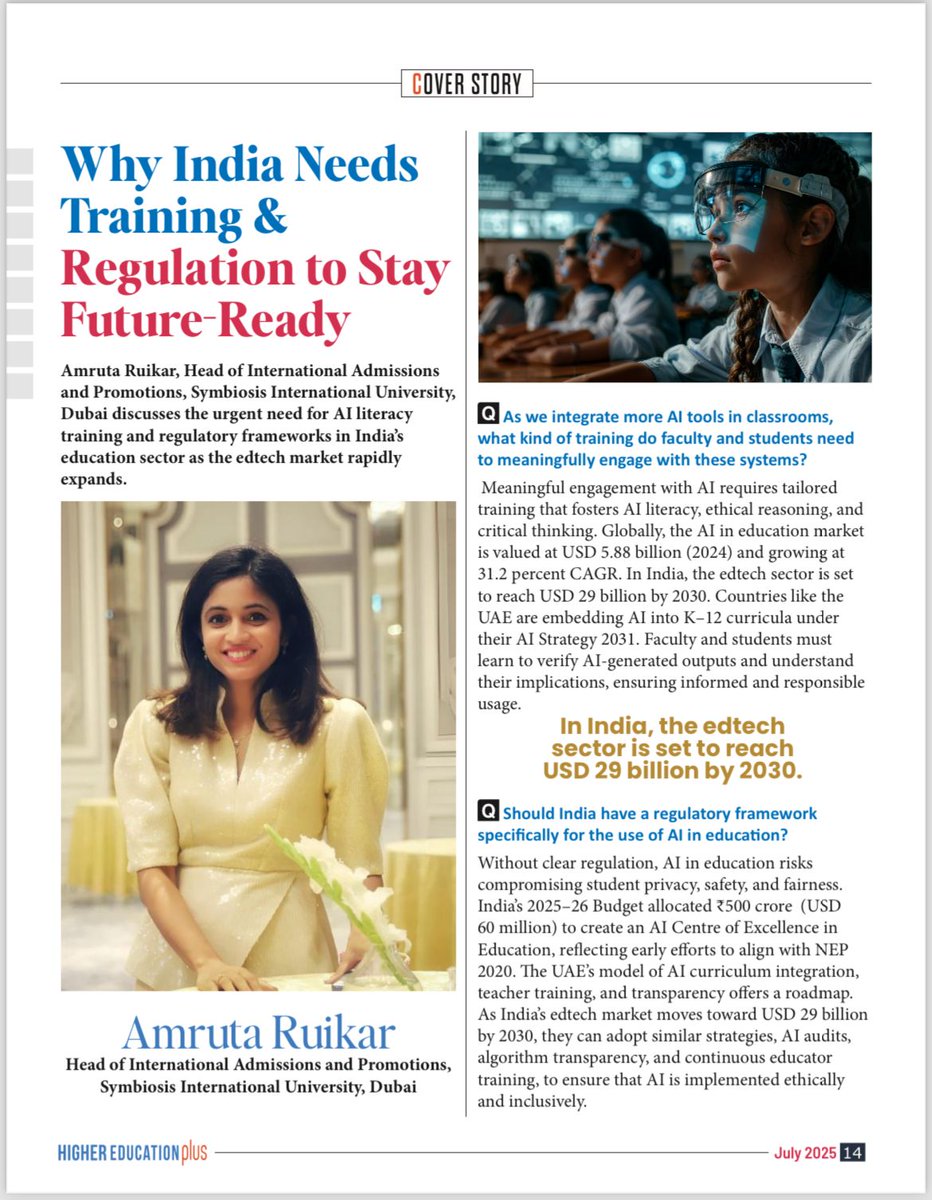Dr. Vidya Yeravdekar (@vidya_symbiosis) on Twitter photo Proud of you Amruta! You are carrying forward the legacy of Internationalisation for which Symbiosis was established, by your grandfather Dr. Mujumdar! <a href="/Symbiosis_Dubai/">SymbiosisDubai</a> <a href="/symbiosistweets/">Symbiosis International (Deemed University)</a> #internationalization #HigherEducation Proud of you Amruta! You are carrying forward the legacy of Internationalisation for which Symbiosis was established, by your grandfather Dr. Mujumdar! <a href="/Symbiosis_Dubai/">SymbiosisDubai</a> <a href="/symbiosistweets/">Symbiosis International (Deemed University)</a> #internationalization #HigherEducation