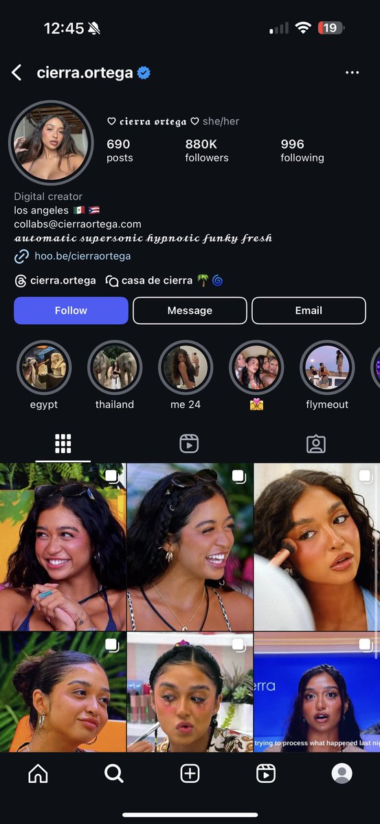 Omg Cierra’s followers are dropping thousands every 20 mins lol #LoveIslandUSA