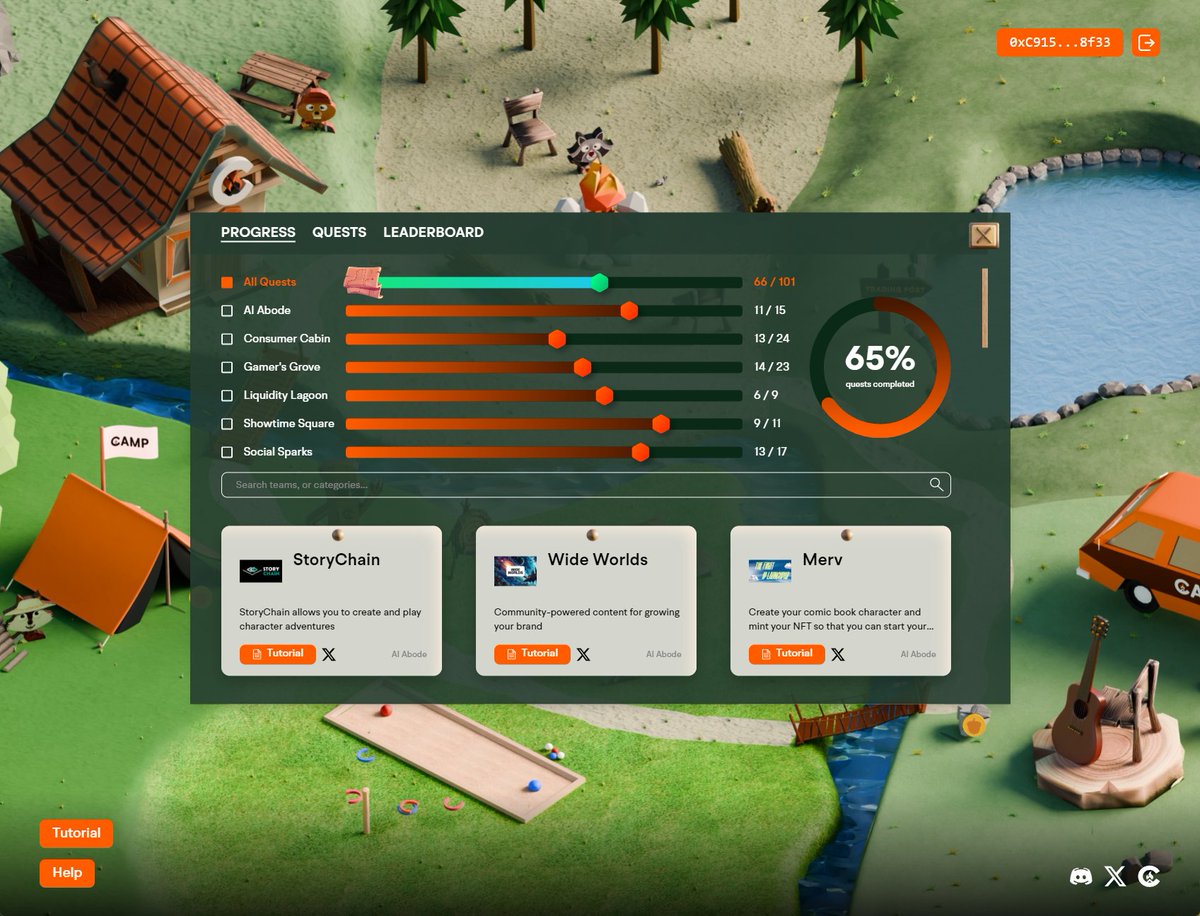 #camp <a href="/campnetworkxyz/">Camp Network ⛺️</a>又来热度了
之前做了50个号的社交任务，回去拔了个牙一个月后回来推特被封完了，辛辛苦苦花了好几天做的付之东流
现在重新开始再来一次不知道推特还能不能重新绑定
现在除了当时领的水啥也没有了，重新干了一个小时完成度才这么点
推特上的教程字数比任务字数还多看的真头疼