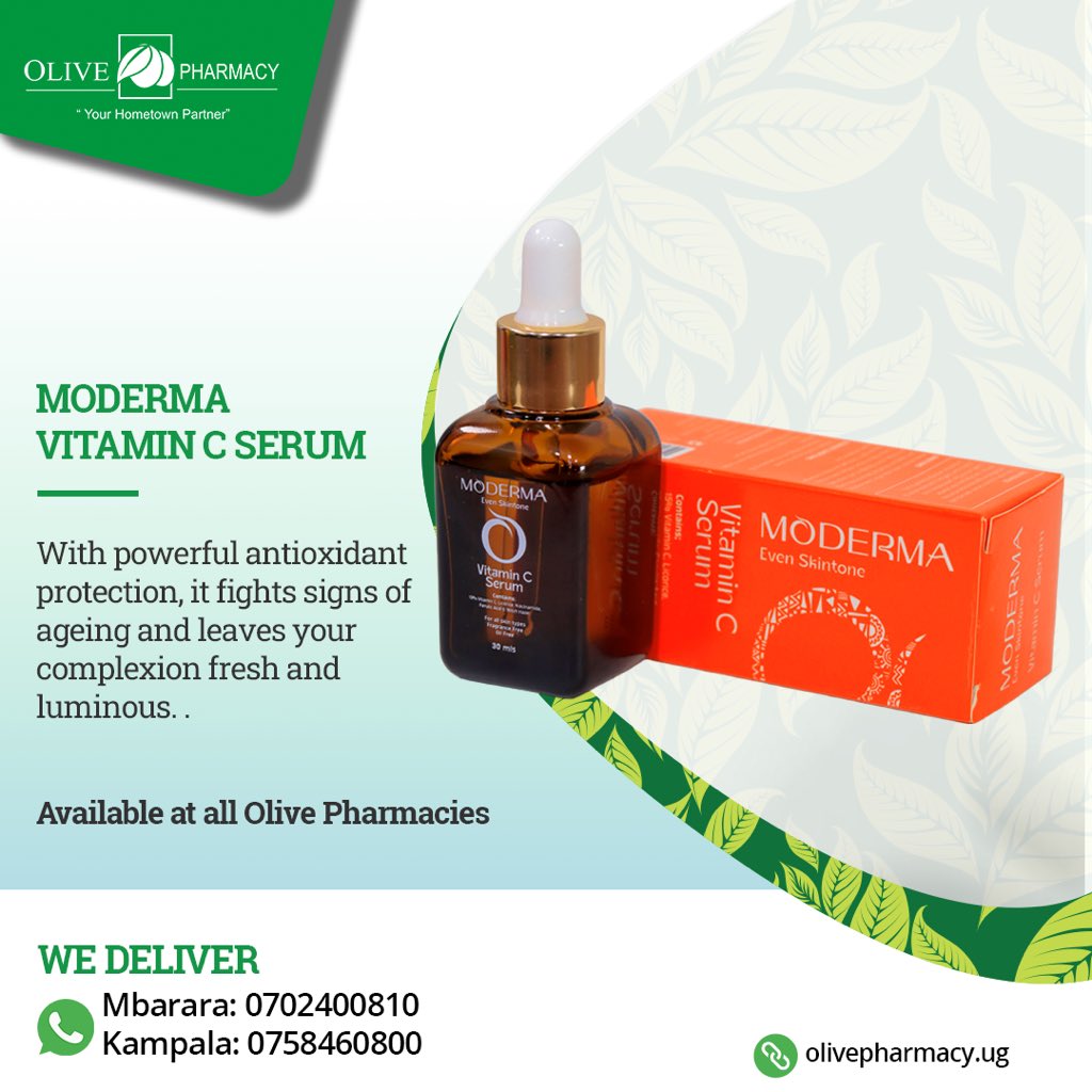 Moderma Vitamin C Serum aims to provide antioxidant protection, combat signs of aging, and improve the overall appearance of the skin, making it look fresh and luminous. #YourHometownPartner