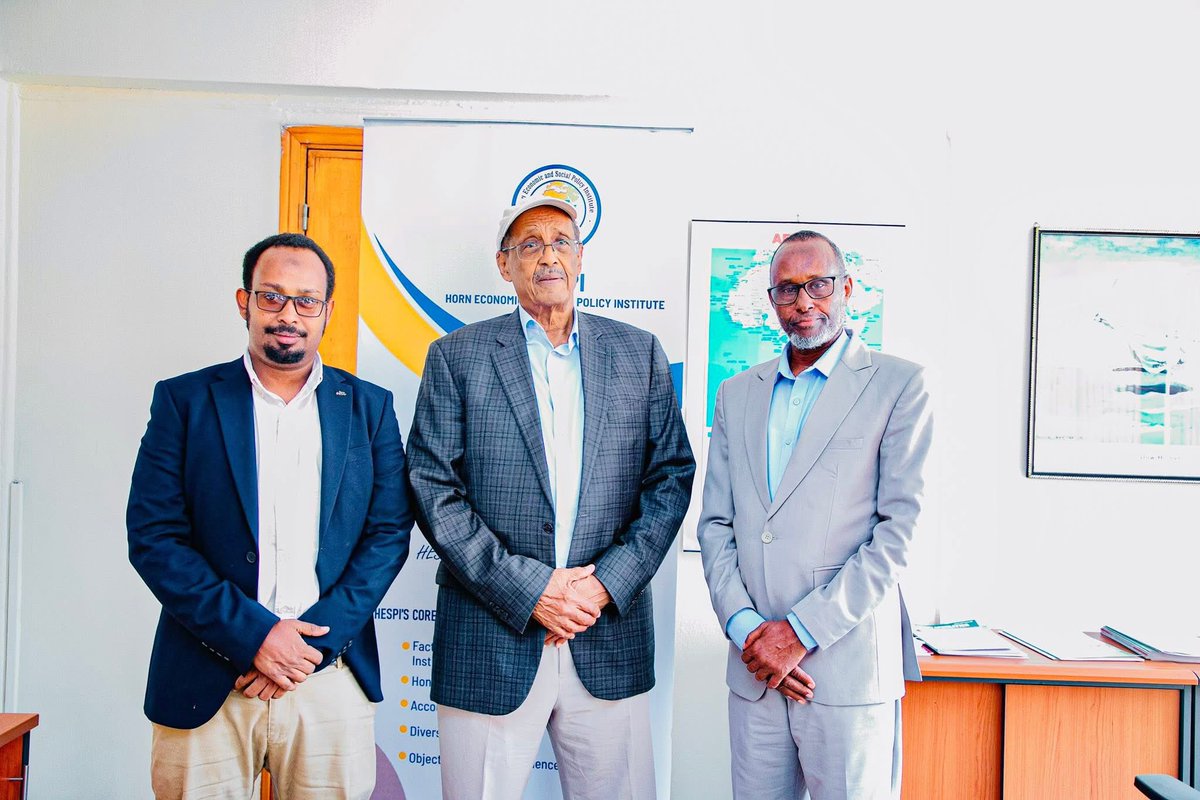 Addis Ababa - The Director-General and Director of Revenue met with HESPI's Executive Director to discuss key fiscal matters including financial transparency (PEFA), revenue enhancement strategies, IPSAS accounting standards adoption, and staff training programs.