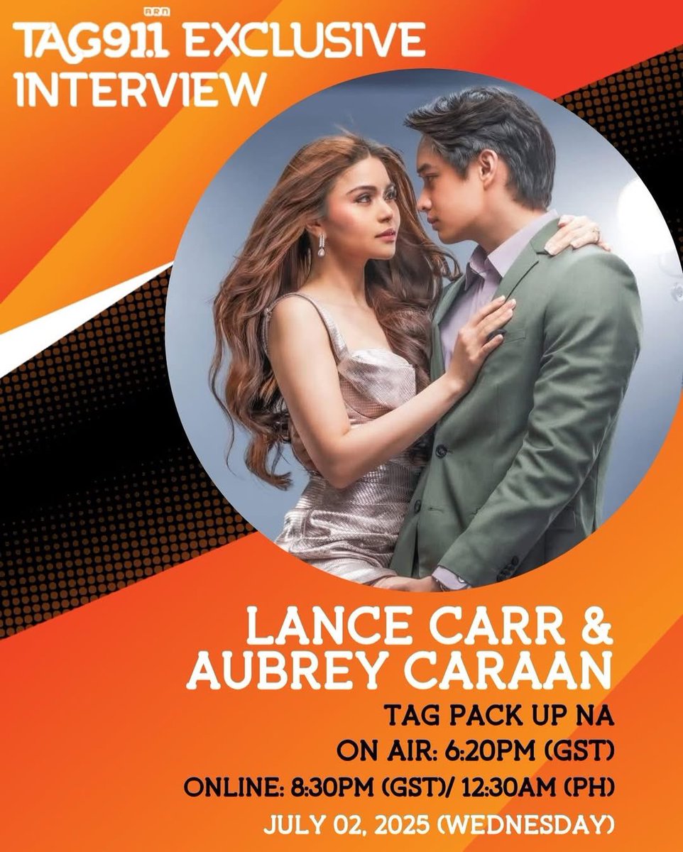 LOVEBREY OFFICIAL 💖 (@lovebreyofc) on Twitter photo Catch <a href="/Itsmeaubreyc/">Aubrey Caraan</a> and <a href="/lancejustincar/">Lance Justin Carr</a> later at <a href="/tag911ae/">tag911ae</a> 6:20pm (GST) / 10:20pm (PHT) and watch it on facebook at 8pm (GST) / 12mn (PHT) for an exclusive interview!
#AubreyCaraan #LanceCarr #AvenuesOfTheDiamond Catch <a href="/Itsmeaubreyc/">Aubrey Caraan</a> and <a href="/lancejustincar/">Lance Justin Carr</a> later at <a href="/tag911ae/">tag911ae</a> 6:20pm (GST) / 10:20pm (PHT) and watch it on facebook at 8pm (GST) / 12mn (PHT) for an exclusive interview!
#AubreyCaraan #LanceCarr #AvenuesOfTheDiamond