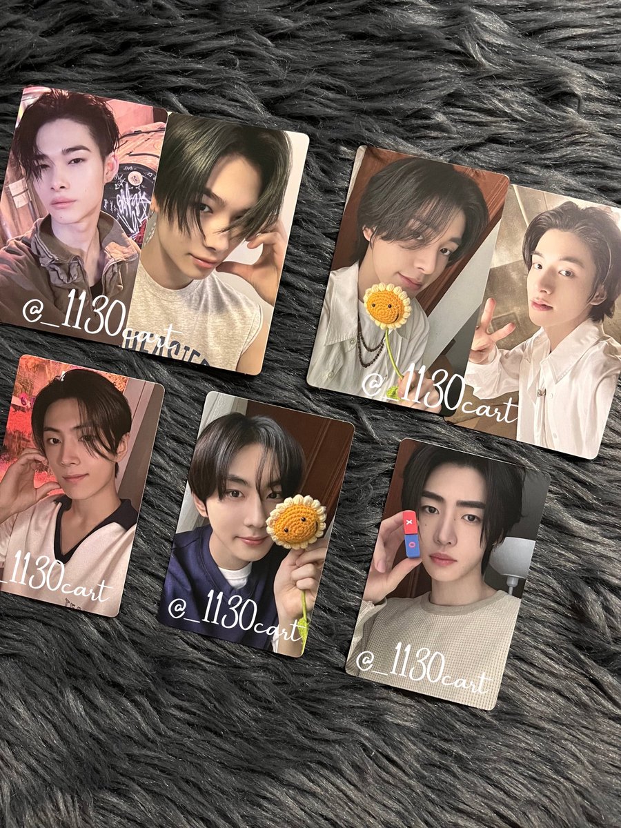 _1130cart's tweet photo. wts lfb | #_1130sells🛍️

romance:untold photocards

— sunoo set ₱450
— sunoo set w/ cb live pob ₱750

— ni-ki &amp; jake set ₱350ea set
— jay cb live pob ₱450
— jungwon engene ver pc b ₱180
— sunghoon engene ver pc a ₱160

— ₱ + lsf
— 2 days reservation is okay ! https://t.co/sUrt0M2JOi