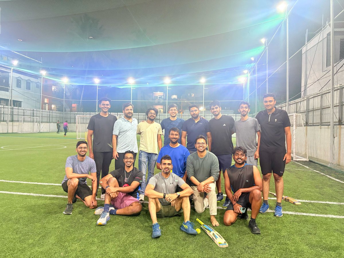 shuklashobhit's tweet image. Some late evening cricket with the team. Our mantra - Lift Weights. Train Weights. @EvamLabs @Propheusai @sachinjose @sameer_pendse @caesarpratap @manojumapathy1