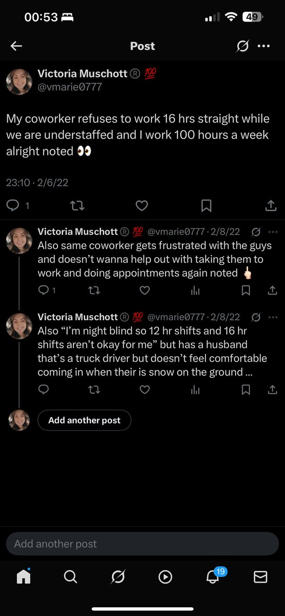 vmarie0777's tweet photo. Also same person who was my tweet a few years ago when she worked with me didn’t really wanna work 😅 so ig makes sense that she didn’t understand the post 🤣 https://t.co/WSo7kKRHTi