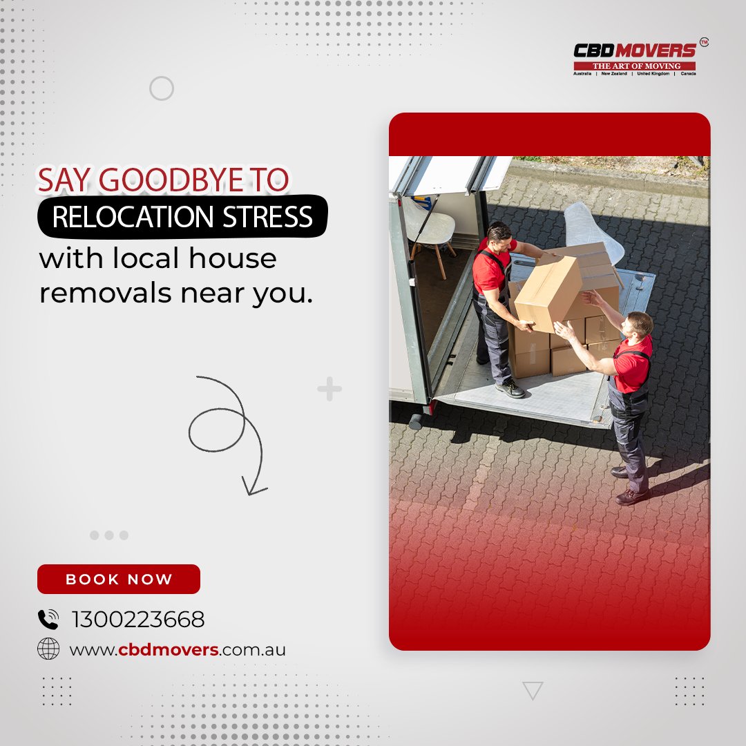 cbdmoversaus's tweet image. Make your next move easy.

CBD Movers takes the stress out of relocating with on-time service, smooth coordination, and hassle-free moves.

📞 1300 223 668
🌐 cbdmovers.com.au/house-removali…

#CBDMovers #LocalHouseRemovals #StressFreeMoving #TrustedMovers  #ReliableMovers #australia