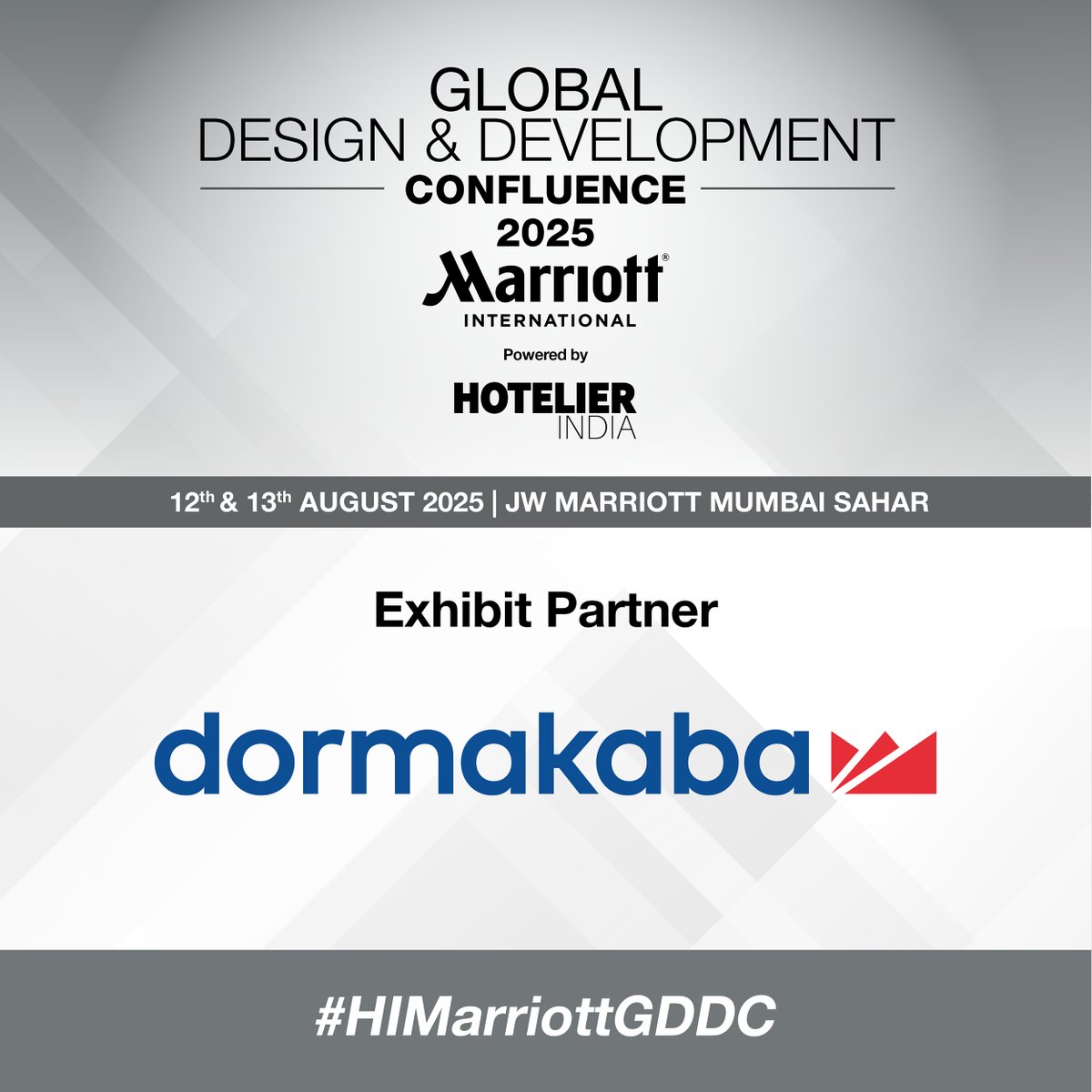 Hotelier_India's tweet image. Delighted to welcome dormakaba as an Exhibit Partner at the Global Design &amp;amp; Development Confluence 2025, where innovation meets inspiration. Catch them at JW Marriott Mumbai Sahar.

Secure your seat now: tinyurl.com/4rwwd47n

#HIMarriottGDDC #HotelierIndia #dormakaba
