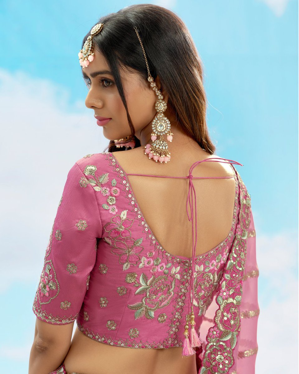 This isn’t just a lehenga — it’s a love letter in silk. 💖✨
You deserve to turn heads &amp; steal breaths.
Limited pieces left. Are you the next bride of dreams? 👰‍♀️
#LehengaVibes #LuxuryWeddings #PinkPowerTwirl #DreamyEthnic #BridalRush 💫👑🌸