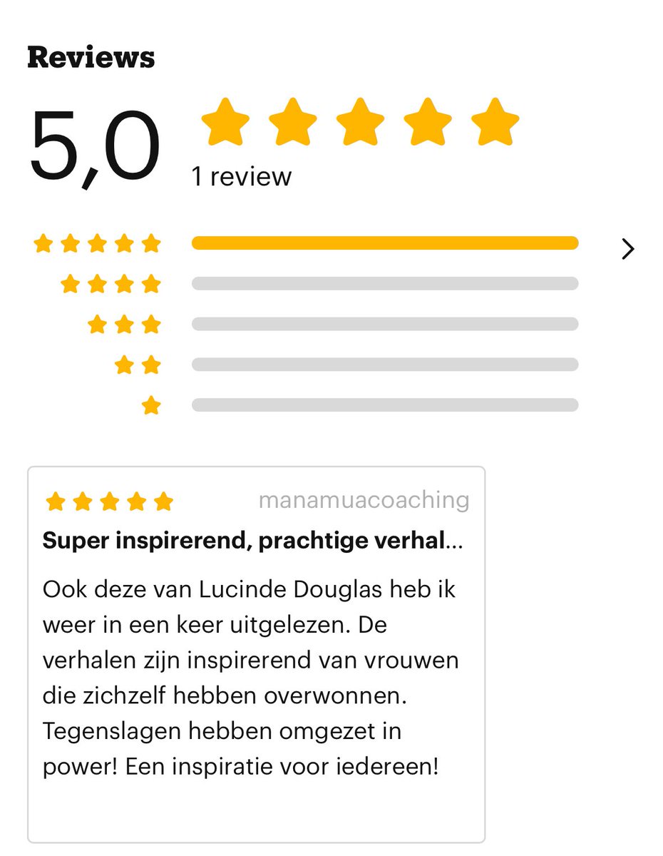 Een 5 sterren review voor het #boek #LefwjfEmpowers. Ja, dit zijn pas trotse momenten!