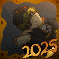 Full image up on Bluesky and #artfight2025 go #TEAMFOSSIL Cai Yi belongs to <a href="/yvoii/">morgan</a>