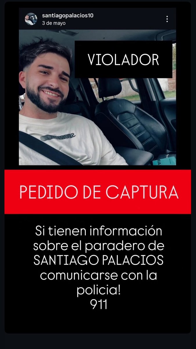 Este sorete inmundo tenía que presentarse al Juicio en el que es imputado por VIOLADOR el día de hoy y NO SE PRESENTÓ, si lo ves llama al 911. VAS A CAER HDP, NO LE CAGAS LA VIDA A NADIE MÁS COMO ME LO HICISTE A MI.
Por favor Cipolletti y Neuquén inclusive, LLAMEN AL 911