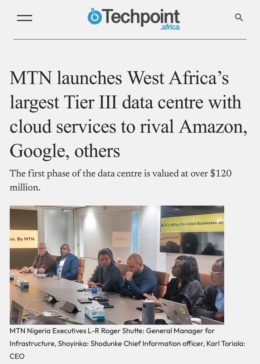 theivorykween's tweet photo. Great News!

But can we address the elephant in the room?? 
Steady electricity supply?! 
How will such data centers be powered?

Oh btw, MTN network that embarrasses me in meetings with my colleagues. Only me will be shouting „“can you hear me?“ 5G o https://t.co/0lc5fX0S4E